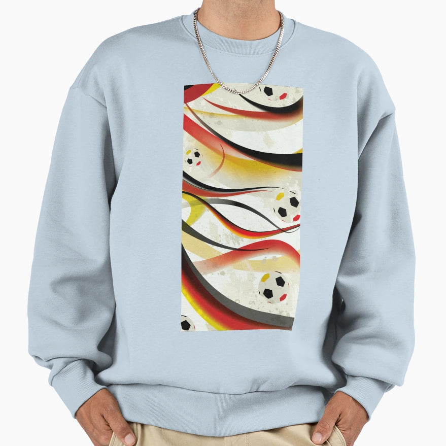Germany Football Fever Sweatshirt - Unique Graphic Men Women - T-Shirt, Sweatshirt, Hoodie
