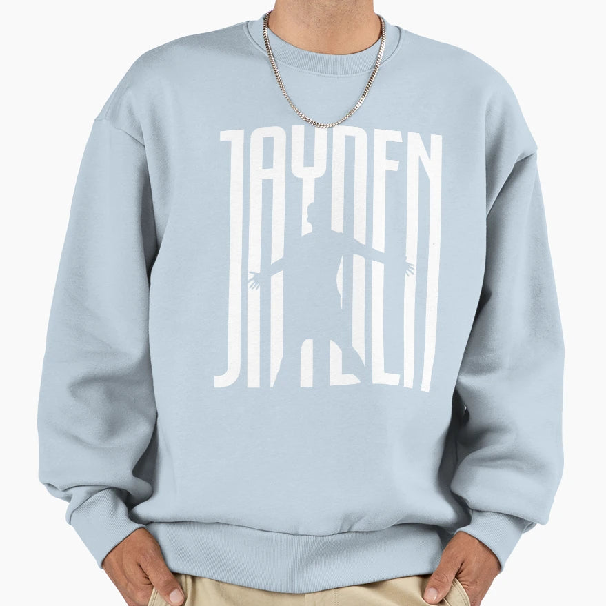 Jayden Football Player Juve Soccer Sweatshirt - Trendy Graphic for Adults - T-Shirt, Sweatshirt, Hoodie