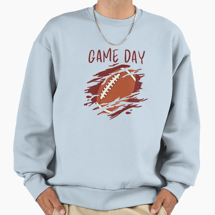 Game Day Sweatshirt - Graphic Print Men Women - T-Shirt, Sweatshirt, Hoodie