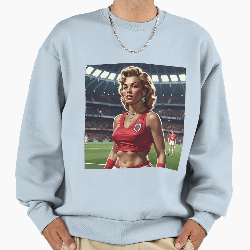 Modern Marilyn Monroe Blonde Model Sweatshirt - Trendy Graphic Unisex - T-Shirt, Sweatshirt, Hoodie
