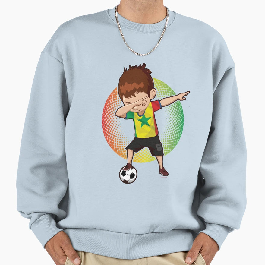 Football Soccer Dab Senegal Sweatshirt - Streetwear Style Unisex - T-Shirt, Sweatshirt, Hoodie