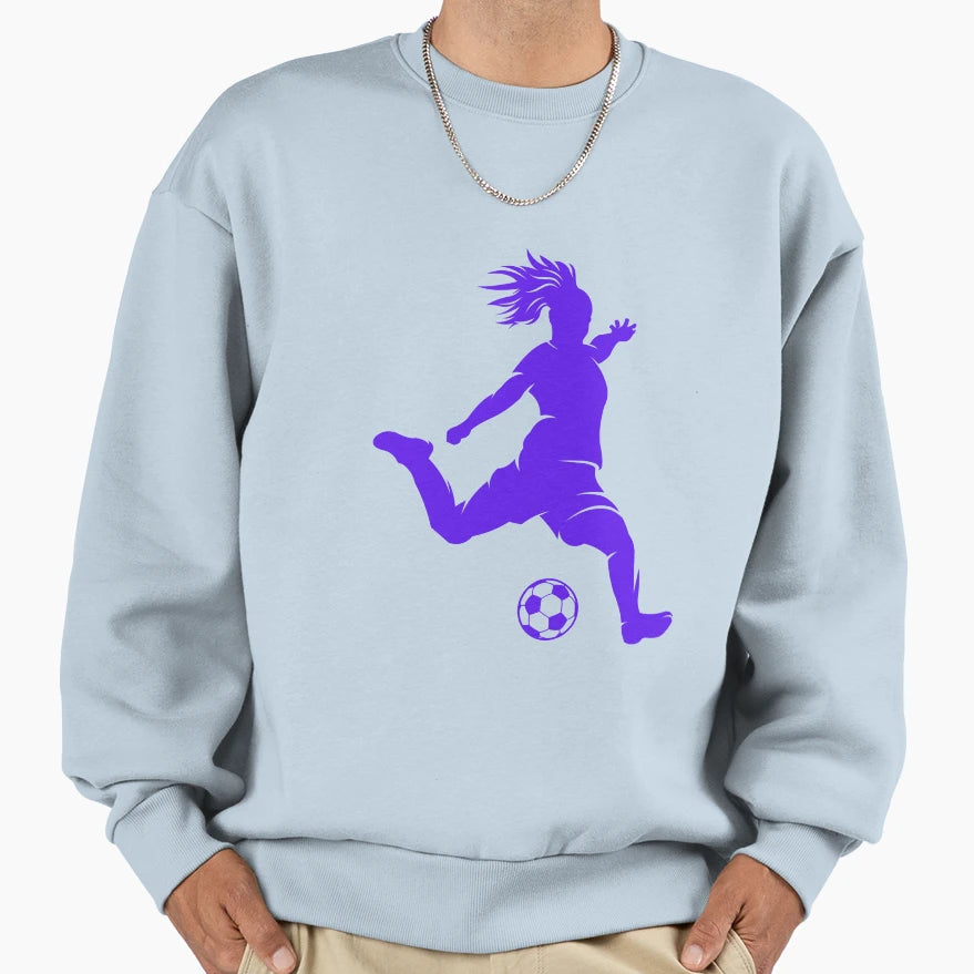 Blue Shooting Her Game Her Rules Sweatshirt - Minimalist Print Men Women - T-Shirt, Sweatshirt, Hoodie