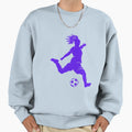 Blue Shooting Her Game Her Rules Sweatshirt - Minimalist Print Men Women - T-Shirt, Sweatshirt, Hoodie