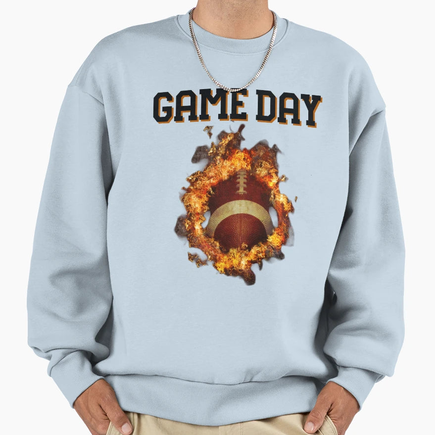 Game Day Football Sweatshirt - Novelty Apparel Unisex - T-Shirt, Sweatshirt, Hoodie