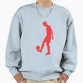 Football Red Dribbler Player Ball Sweatshirt - Streetwear Style Men Women - T-Shirt, Sweatshirt, Hoodie