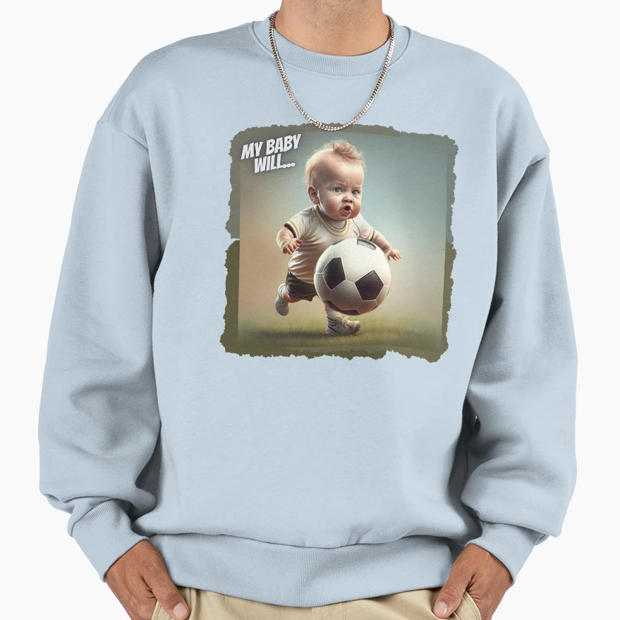 My Will Footballer Lovely Sweatshirt - Custom Art Print for Adults - T-Shirt, Sweatshirt, Hoodie