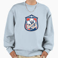American Football Holding Ball Shield Sweatshirt - Custom Art Print Unisex - T-Shirt, Sweatshirt, Hoodie