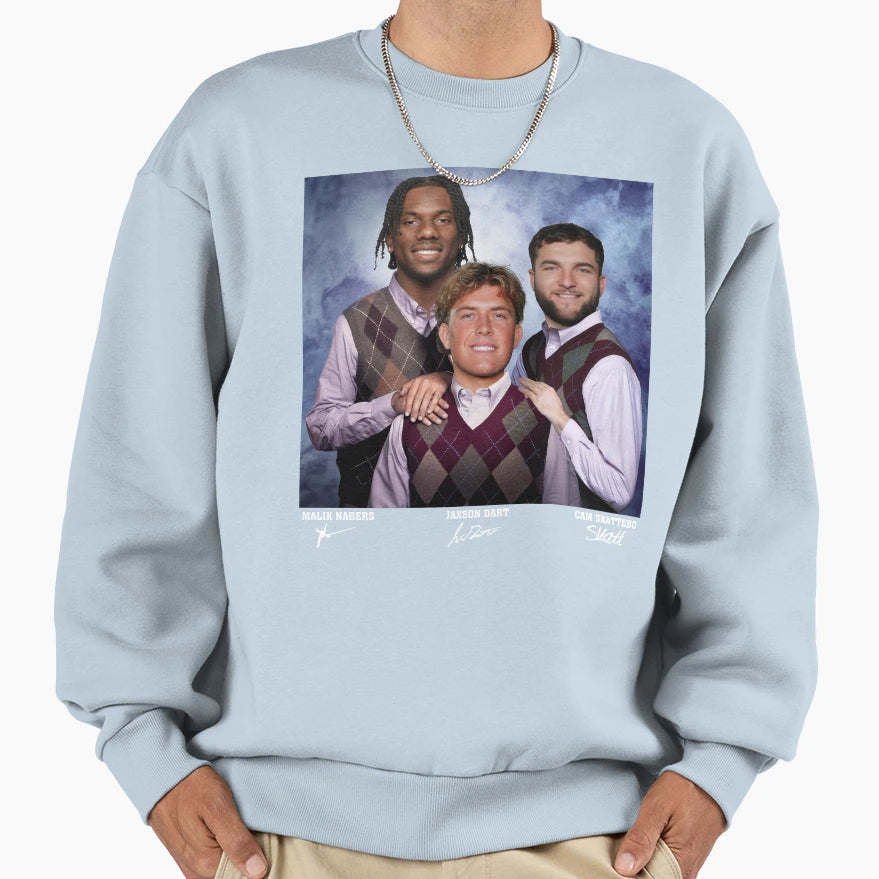 Jaxson Dart Cam Skattebo Malik Sweatshirt - Custom Art Print for Adults - T-Shirt, Sweatshirt, Hoodie