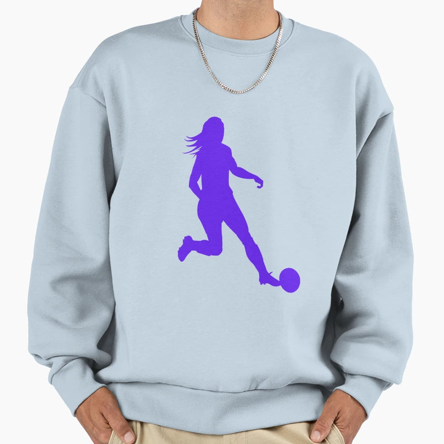 Blue Running Her Game Her Rules Sweatshirt - Graphic Print for Adults - T-Shirt, Sweatshirt, Hoodie