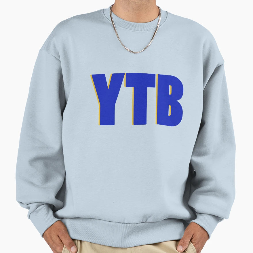 Ytb Yeah Text Sweatshirt - Graphic Print Men Women - T-Shirt, Sweatshirt, Hoodie