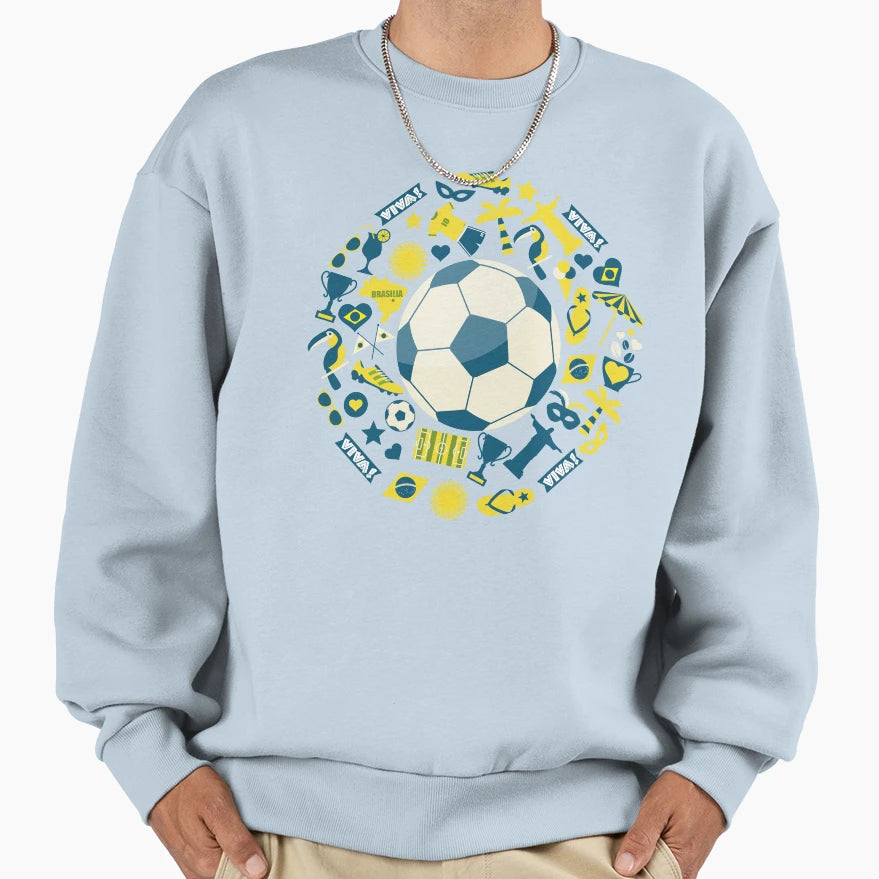 Soccer Sweatshirt - Unique Graphic for Adults - T-Shirt, Sweatshirt, Hoodie