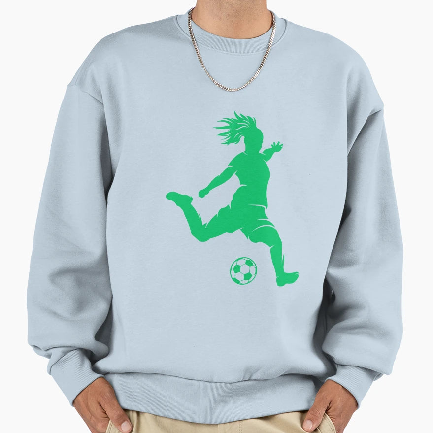 Green Shooting Her Game Her Sweatshirt - Fun Novelty Design for Adults - T-Shirt, Sweatshirt, Hoodie