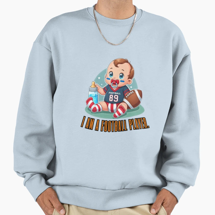 American Football Cartoon Sweatshirt - Aesthetic Graphic Unisex - T-Shirt, Sweatshirt, Hoodie