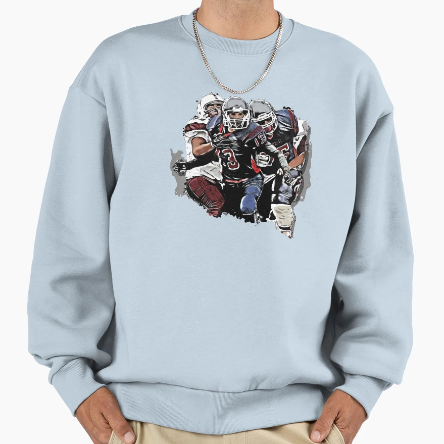 Football Fantasy Game Clipart Sports Sweatshirt - Unique Graphic for Adults - T-Shirt, Sweatshirt, Hoodie
