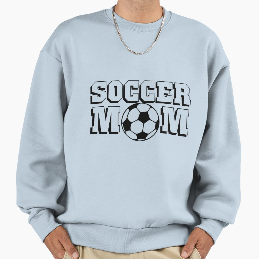 Soccer Mom Sweatshirt - Aesthetic Graphic Unisex - T-Shirt, Sweatshirt, Hoodie