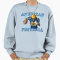 American Football Sweatshirt - Unique Graphic for Adults - T-Shirt, Sweatshirt, Hoodie