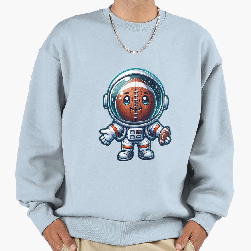 Astronaut Series American Football Sweatshirt - Custom Art Print for Adults - T-Shirt, Sweatshirt, Hoodie
