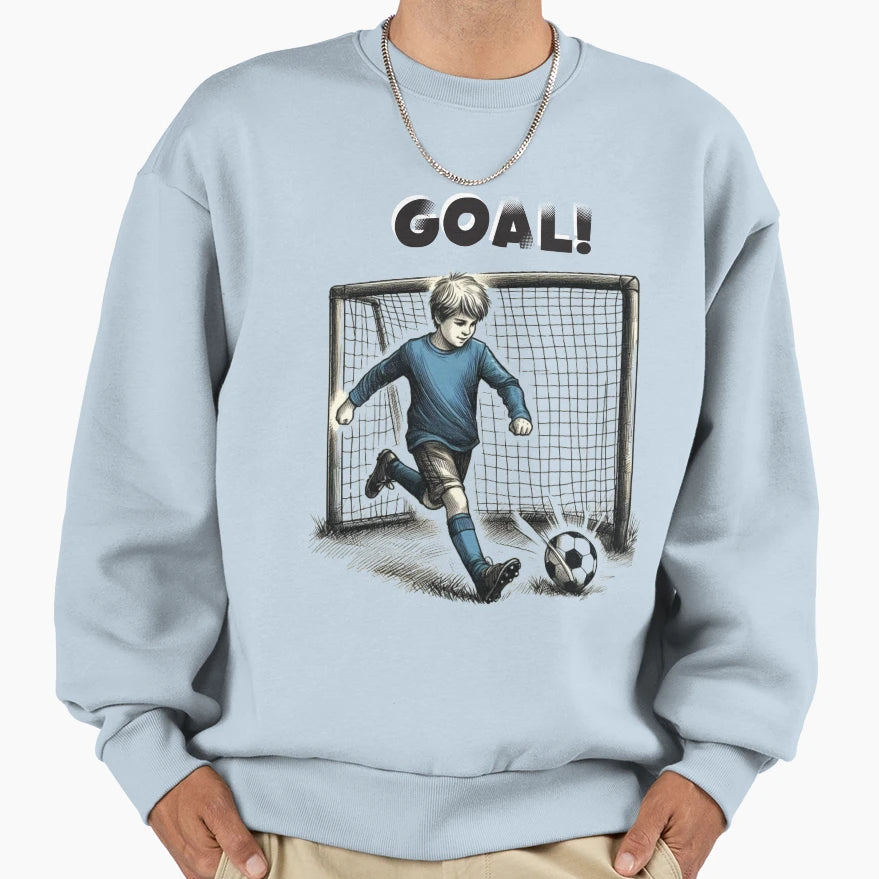 Football Player Sweatshirt - Graphic Print Men Women - T-Shirt, Sweatshirt, Hoodie
