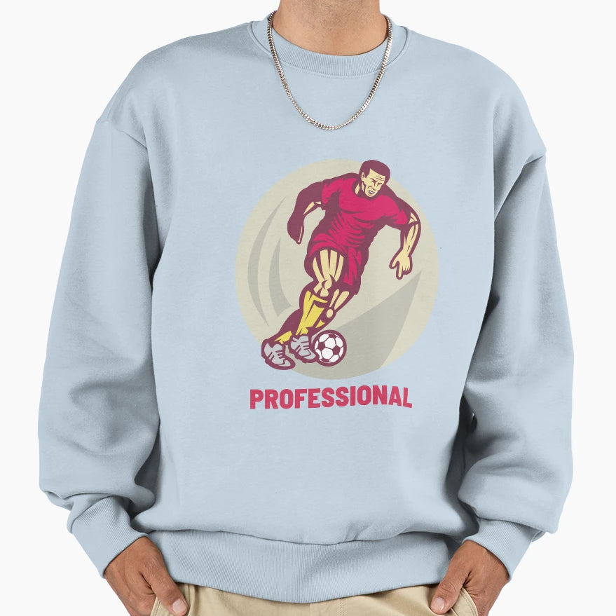 Football Professional Player Soccer Sweatshirt - Custom Art Print Unisex - T-Shirt, Sweatshirt, Hoodie