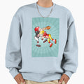 Football Player Receives Heavy Blow Sweatshirt - Graphic Print Men Women - T-Shirt, Sweatshirt, Hoodie