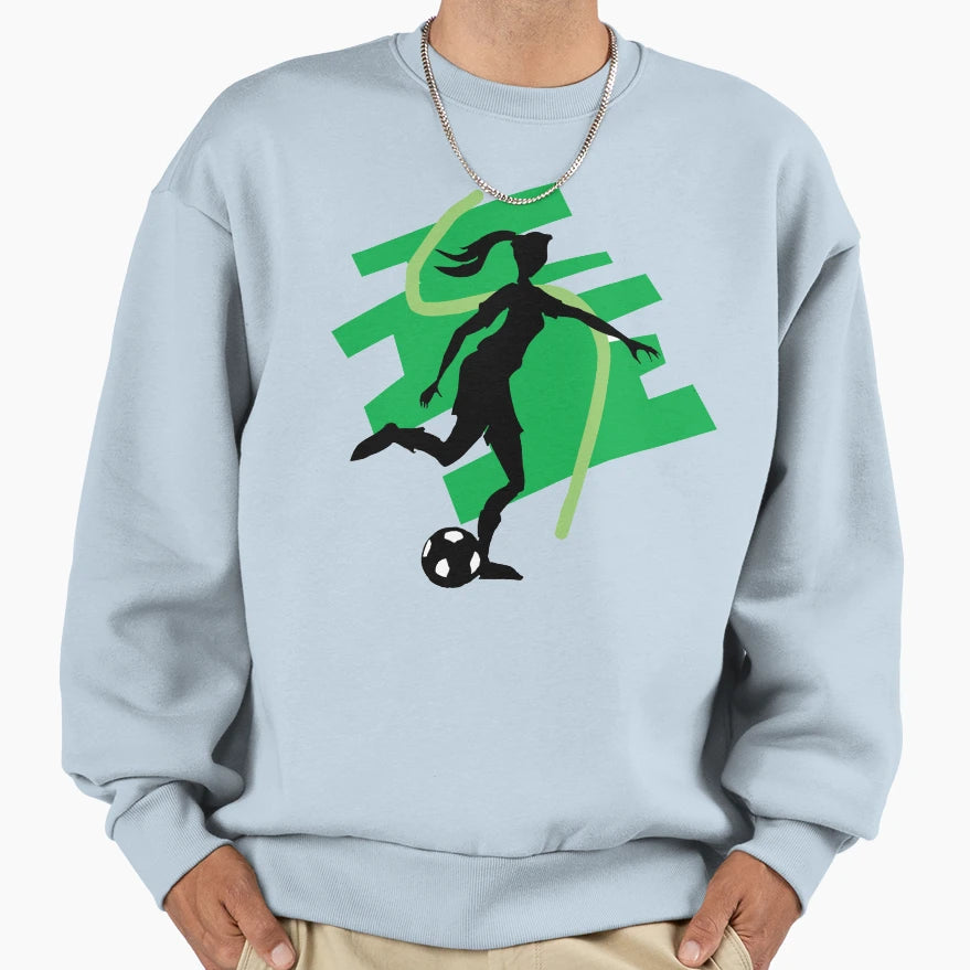 Soccer Sweatshirt - Graphic Print for Adults - T-Shirt, Sweatshirt, Hoodie
