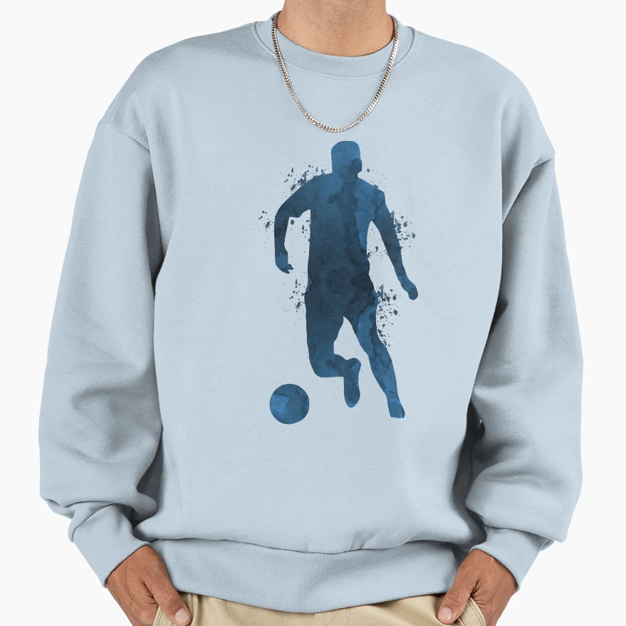 Soccer Player Sweatshirt - Unique Graphic for Adults - T-Shirt, Sweatshirt, Hoodie
