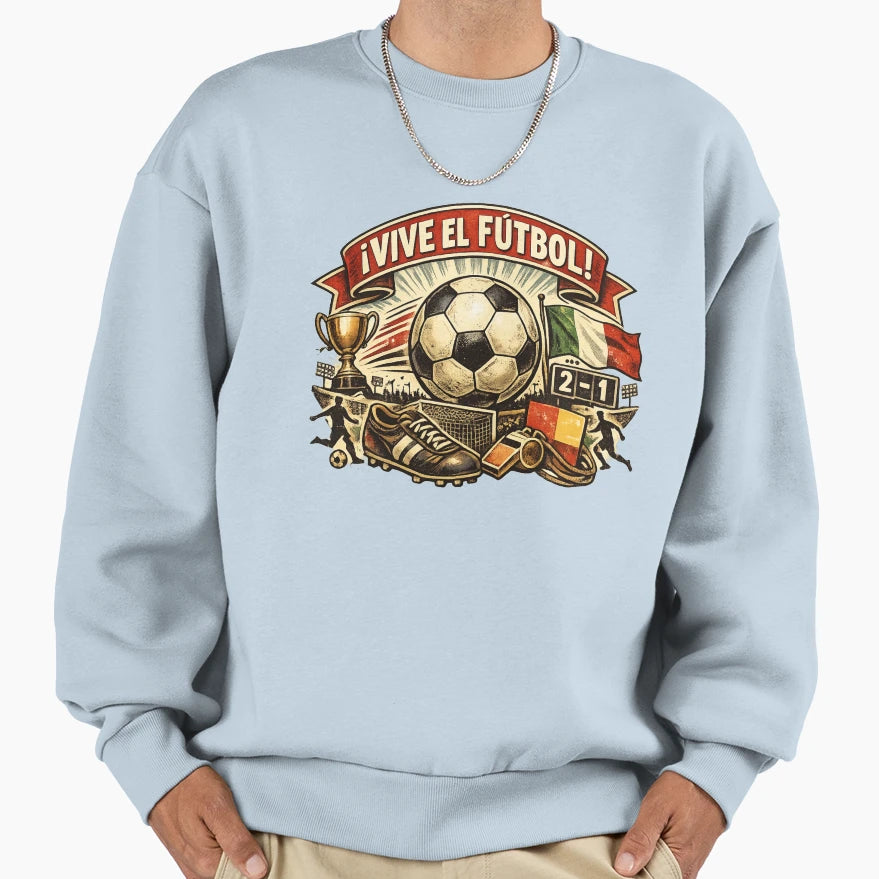 Long Live Football Sweatshirt - Custom Art Print Men Women - T-Shirt, Sweatshirt, Hoodie