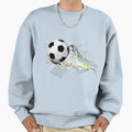 Football Themes Pattern Sweatshirt - Graphic Print for Adults - T-Shirt, Sweatshirt, Hoodie