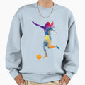 Soccer Player 07 Watercolor Sweatshirt - Novelty Apparel for Adults - T-Shirt, Sweatshirt, Hoodie