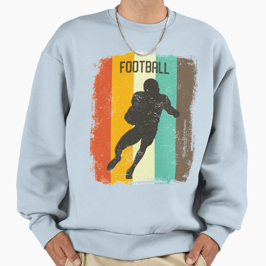 Football 70S Gridiron Gift Sweatshirt - Streetwear Style Unisex - T-Shirt, Sweatshirt, Hoodie