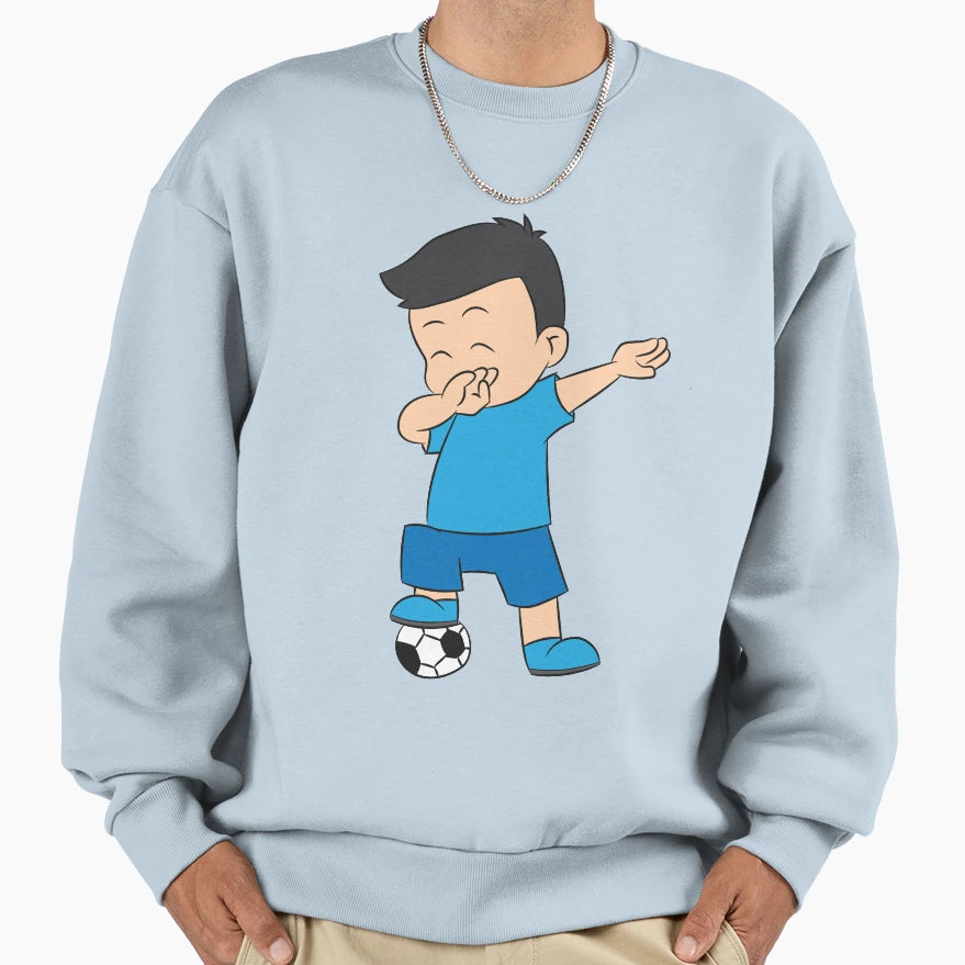 Football Football Dab Footballer Sweatshirt - Novelty Apparel Unisex - T-Shirt, Sweatshirt, Hoodie