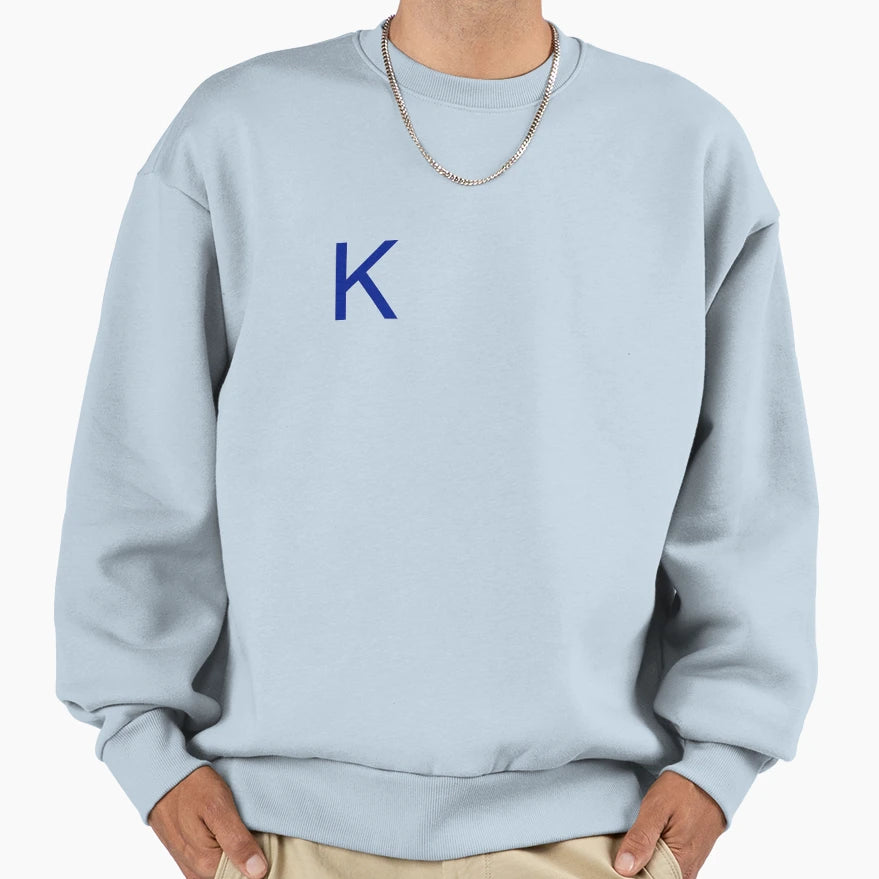 Blue Kappa Sweatshirt - Graphic Print Unisex - T-Shirt, Sweatshirt, Hoodie
