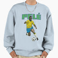 Pele 10 Brazil King Sweatshirt - Unique Graphic Men Women - T-Shirt, Sweatshirt, Hoodie