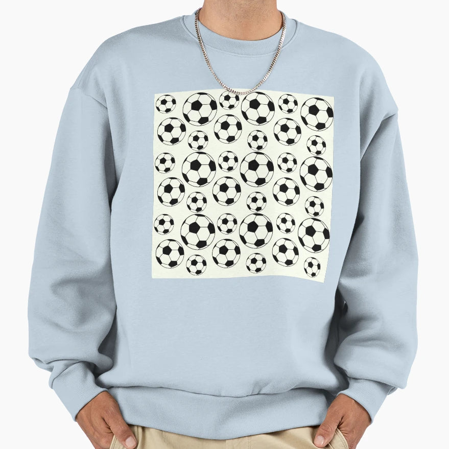 Football Soccer Balls Theme Gifts Sweatshirt - Fun Novelty Design Unisex - T-Shirt, Sweatshirt, Hoodie