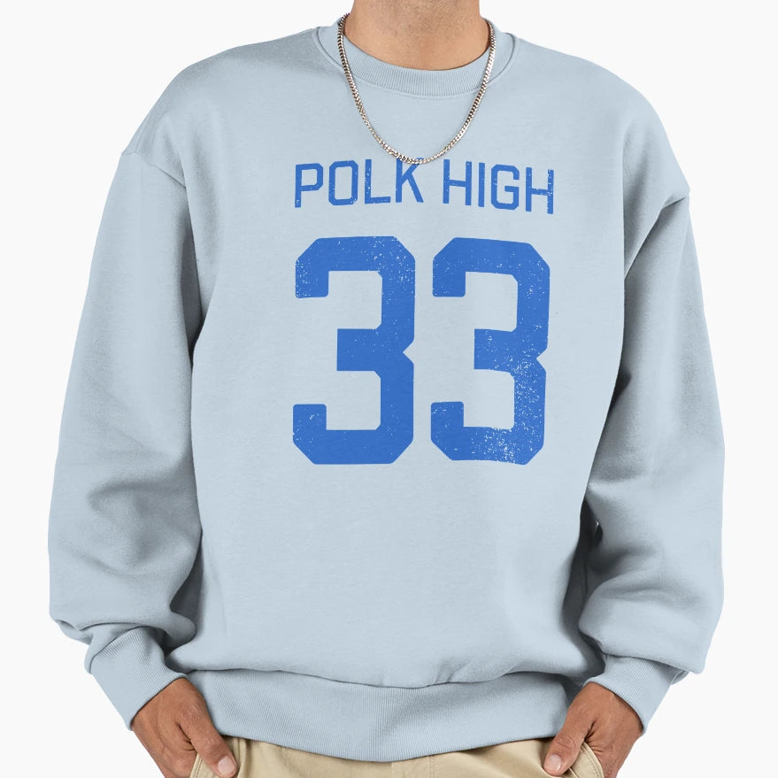 Al Bundy Polk High White Sweatshirt - Casual Everyday Wear Men Women - T-Shirt, Sweatshirt, Hoodie