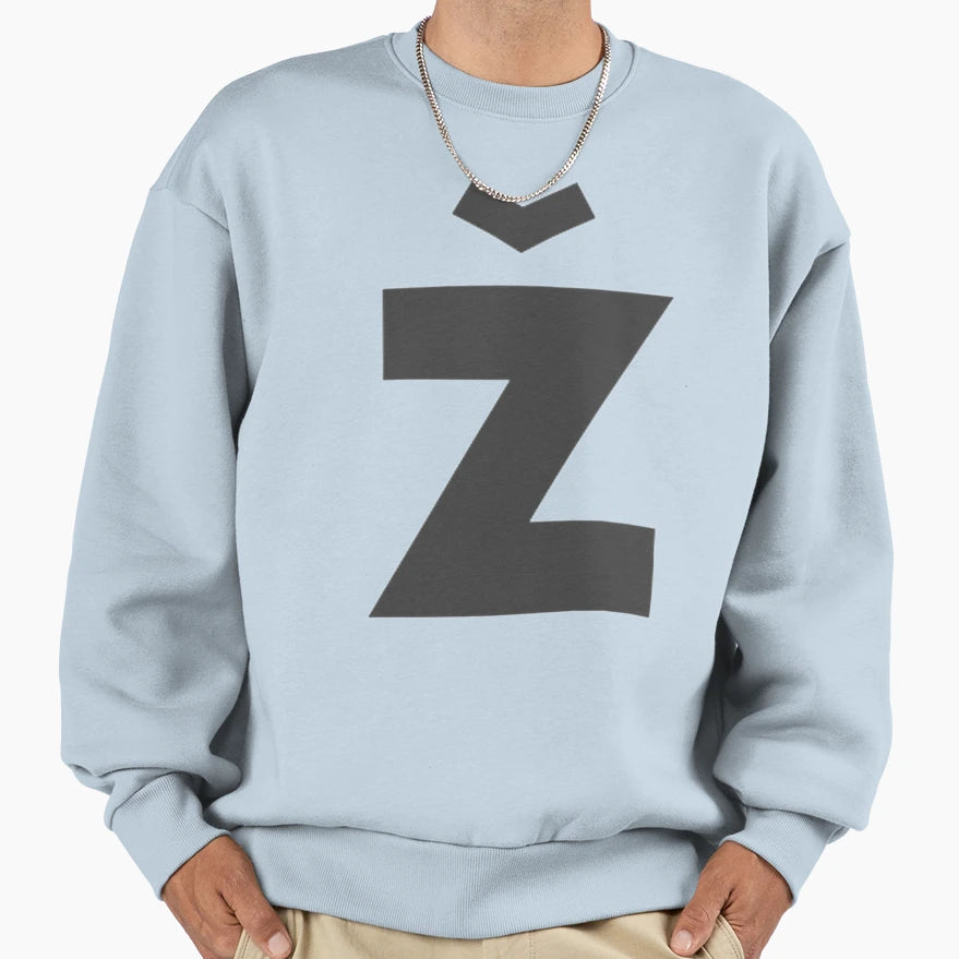 I Eks Big Darkgray Sharp Z Sweatshirt - Minimalist Print Men Women - T-Shirt, Sweatshirt, Hoodie