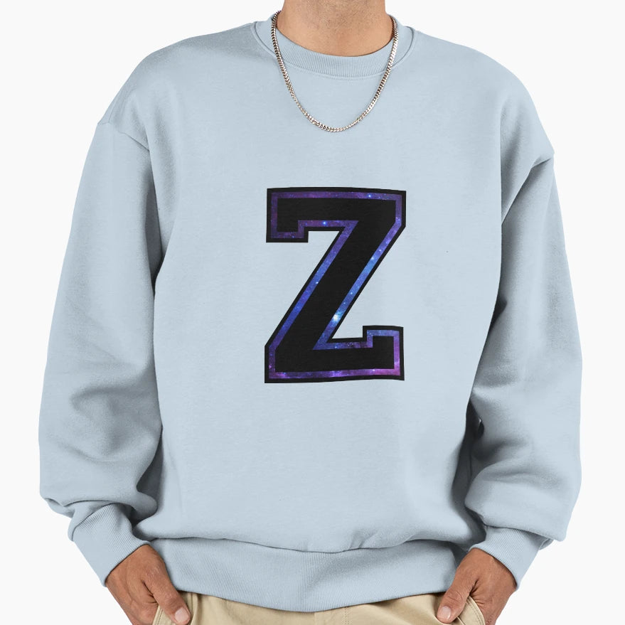 Z Varsity Letter Sweatshirt - Graphic Print for Adults - T-Shirt, Sweatshirt, Hoodie