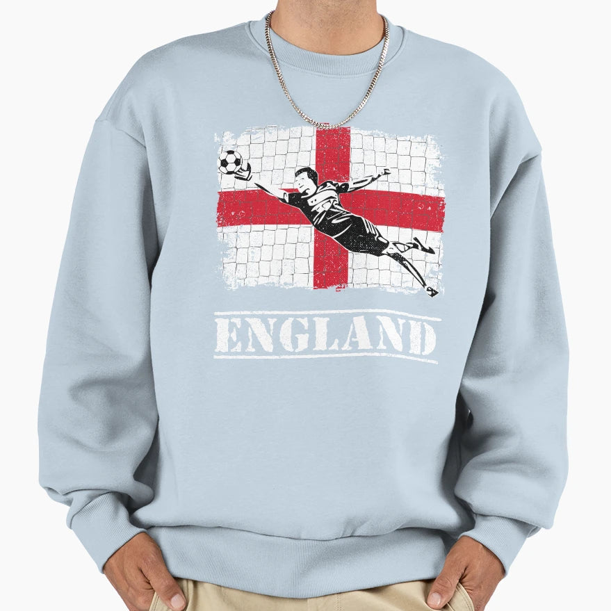 England Soccer Supporter Goalkeeper T-Shirt - Minimalist Print Men Women - T-Shirt, Sweatshirt, Hoodie