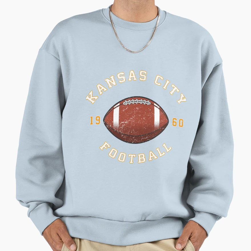 Kansas City Football Gift Sweatshirt - Minimalist Print for Adults - T-Shirt, Sweatshirt, Hoodie