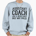 Assistant Coach Like Head Coach But Sweatshirt - Minimalist Print Unisex - T-Shirt, Sweatshirt, Hoodie