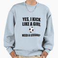 Like Soccer Sweatshirt - Streetwear Style Unisex - T-Shirt, Sweatshirt, Hoodie