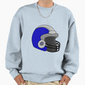 Football Helmet Sweatshirt - Casual Everyday Wear Unisex - T-Shirt, Sweatshirt, Hoodie