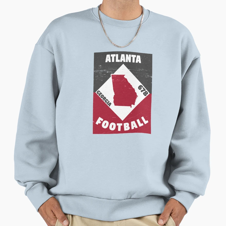 Atlanta Football Sweatshirt - Minimalist Print Unisex - T-Shirt, Sweatshirt, Hoodie