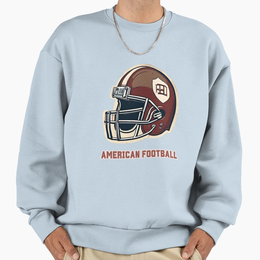 American Football Illustration Sweatshirt - Streetwear Style Unisex - T-Shirt, Sweatshirt, Hoodie
