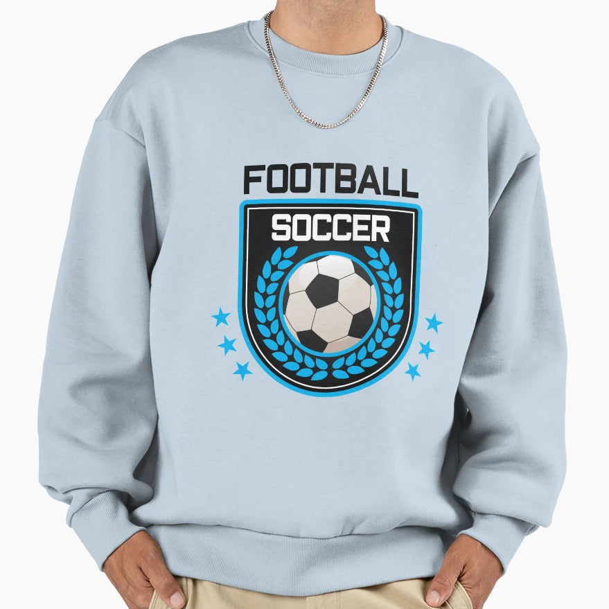 Soccer Football Player Fan Goal Sweatshirt - Custom Art Print for Adults - T-Shirt, Sweatshirt, Hoodie