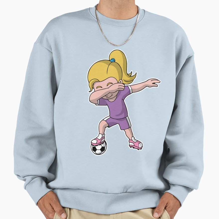 Dabbing Soccer Sweatshirt - Trendy Graphic Unisex - T-Shirt, Sweatshirt, Hoodie