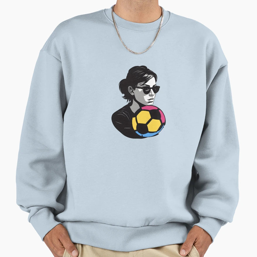 Soccer Pansexual Lgbtqia Pride Sweatshirt - Aesthetic Graphic Unisex - T-Shirt, Sweatshirt, Hoodie