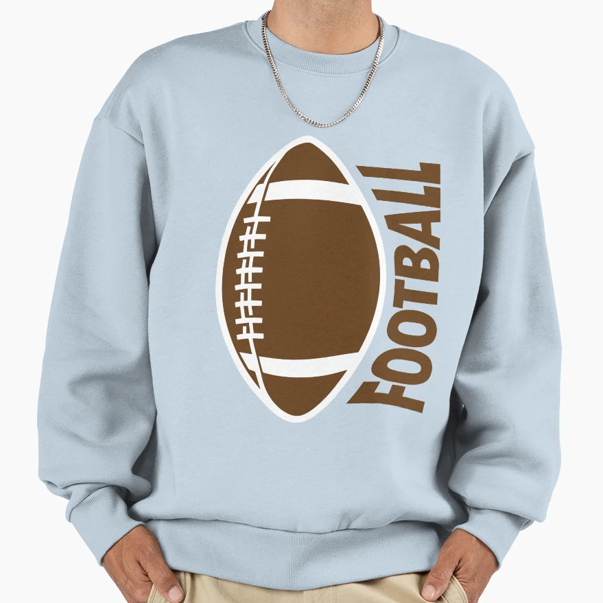American Football Jersey Sweatshirt - Graphic Print Men Women - T-Shirt, Sweatshirt, Hoodie
