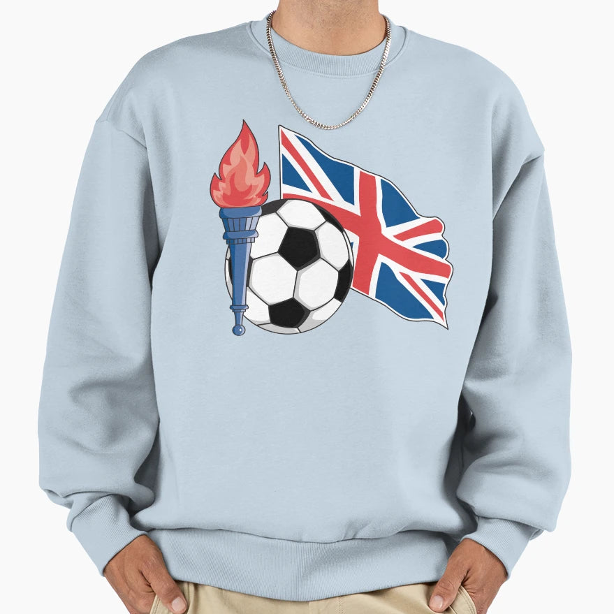 British Soccer Sweatshirt - Novelty Apparel Unisex - T-Shirt, Sweatshirt, Hoodie