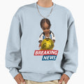 Broski Breaking News Golden Ball Sweatshirt - Novelty Apparel for Adults - T-Shirt, Sweatshirt, Hoodie